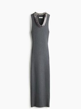 Stella McCartney H&M Chain-Detailed Ribbed Dress